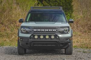 Rough Country - 51158 | Rough Country Nudge Bar For Ford Bronco Sport 4WD Badlands | 4 Inch Round LED Lights - Image 9