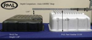 PML Covers - 11139-B | PML Cover Aisin AS68RC Deep Transmission Pan For Dodge Ram 3500 HD/4500 HD/5500 HD Diesel | Black Powder Coat Finish - Image 3