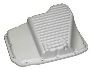 110478-AC | PML Cover Chrysler Dodge 68RFE, 66RFE, 65RFE, 545RFE, 45RFE Stock Capacity Transmission Pan For Dodge Ram 1500, 2500 & 3500 / Durango | Natural As-Cast Finish