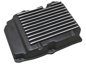 PML Covers - 11117-B | PML Cover Chrysler Mercedes NAG1, 722.6, W5A580, W5A380, W5J400 Deep 2 Quarts Over Transmission Pan For Jeep Grand Cherokee / Chrysler 300 & 300C / Dodge Charger & Challenge | Black Powder Coat Finish - Image 1