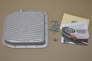 PML Covers - 9324-1-B | PML Cover Ford AOD Stock Capacity Transmission Pan For Ford Mustang / Thunderbird / Crown Victoria / Bronco / F-150 Trucks | Black Powder Coat Finish - Image 2
