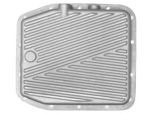 9685-1-AC | PML Cover Ford AOD Deep Transmission Pan For Ford Trucks & Bronco / Lincoln Town Cars | Natural As-Cast Finish