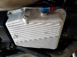 PML Covers - 9685-1-AC | PML Cover Ford AOD Deep Transmission Pan For Ford Trucks & Bronco / Lincoln Town Cars | Natural As-Cast Finish - Image 3