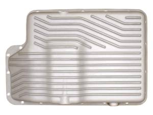 PML Covers - 9323-AC | PML Cover Ford E4OD, 4R100 Deep Transmission Pan For Ford F-250, F-350, F-450, F-550, F-150 Lightning & Excursion / Lincoln Navigator | Natural As-Cast Finish - Image 1