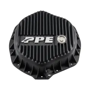 Pacific Performance Engineering - 138051020 | PPE Performance Heavy-Duty Cast Aluminum Rear Differential Cover Black Finish (2001-2019 Silverado, Sierra 2500 HD, 3500 HD, 2001-2018 Ram 2500, 3500 | AAM 11.5" 14 Bolt) - Image 1