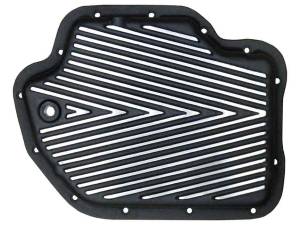9683-B | PML Cover GM Turbo 400 Deep Transmission Pan For Hummer H1 / Jaguar XJS / Models Of Corvette, Chevy, Cadillac, Olds, Buick |  Black Powder Coat Finish