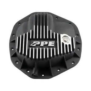 Pacific Performance Engineering - 138053010 | PPE Performance Heavy-Duty Cast Aluminum Rear Differential Cover Brushed Finish (2020-2025 Silverado, Sierra 2500 HD, 3500 HD | 11.5", 12" 14 Bolt) - Image 1