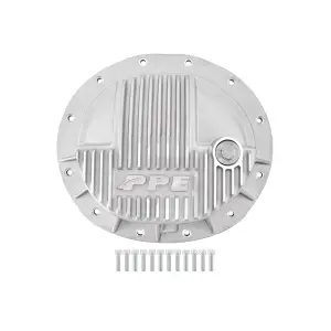 Pacific Performance Engineering - 238042000 | PPE Performance Heavy-Duty Cast Aluminum Front Differential Cover Raw Finish (2013-2025 Ram 2500, 3500 | 9.5" 12 Bolt) - Image 1