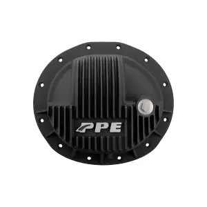 Pacific Performance Engineering - 238042020 | PPE Performance Heavy-Duty Cast Aluminum Front Differential Cover Black Finish (2013-2025 Ram 2500, 3500 | 9.5" 12 Bolt) - Image 1