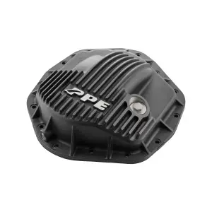 Pacific Performance Engineering - 238051020 | PPE Performance Heavy-Duty Cast Aluminum Rear Differential Cover Black Finish (2001-2019 Silverado, Sierra 2500 HD, 3500 HD, 2001-2018 Ram 2500, 3500 | AAM 11.5" 14 Bolt) - Image 1