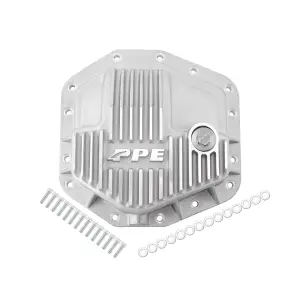 Pacific Performance Engineering - 338041500 | PPE Performance Heavy-Duty Cast Aluminum Front Differential Cover Raw Finish (2023-2025 F250, F350 Super Duty | Dana 235 14 Bolt) - Image 3