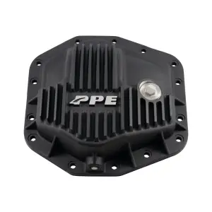 Pacific Performance Engineering - 338041520 | PPE Performance Heavy-Duty Cast Aluminum Front Differential Cover Blackd Finish (2023-2025 F250, F350 Super Duty | Dana 235 14 Bolt) - Image 1