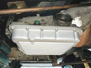 PML Covers - 9297-AC | PML Cover GM 700R4, 4L60, 4L60E Stock Capacity Transmission Pan For GM Astro Van, Camaro, Corvette, Firebird & Safari Van | Natural As-Cast Finish - Image 3