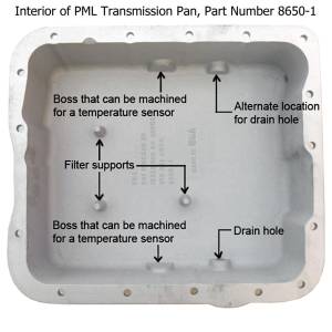 PML Covers - 8650-1-AC | PML Cover GM 700R4, 4L60, 4L60E Deep Transmission Pan For GM Blazer (mini), S10, S15, Savana, Sonoma, Suburban 1500, Tahoe & Yukon | Natural As-Cast Finish - Image 5