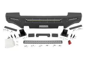 Rough Country - 10913 | Rough Country Front Bumper Wih LED Lights (2007-2013 Sierra 1500) - Image 1