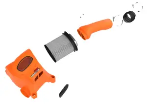 50-70026DN | AFE Power Momentum HD Orange Edition Cold Air Intake System w/ Pro DRY S Filter (2008-2021 Land Cruiser V8-4.5L td)