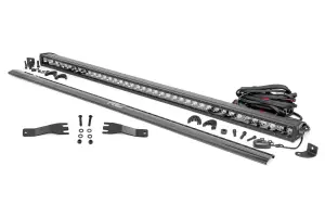 71211 | Rough Country Front Mount 40 Inch LED Light Bar Kit For Can-Am Maverick Sport 1000R | Black Series, Single Row