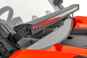 Rough Country - 71211 | Rough Country Front Mount 40 Inch LED Light Bar Kit For Can-Am Maverick Sport 1000R | Black Series, Single Row - Image 7