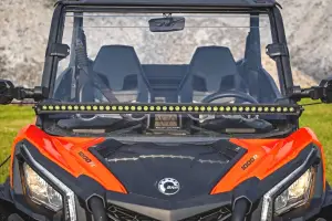 Rough Country - 71211 | Rough Country Front Mount 40 Inch LED Light Bar Kit For Can-Am Maverick Sport 1000R | Black Series, Single Row - Image 8