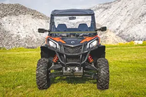 Rough Country - 71211 | Rough Country Front Mount 40 Inch LED Light Bar Kit For Can-Am Maverick Sport 1000R | Black Series, Single Row - Image 10