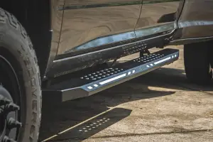 Rough Country - 57009 | Rough Country AC2 Running Boards For Ram 1500/2500/3500 2WD/4WD | Crew Cab, Amber/White - Image 11