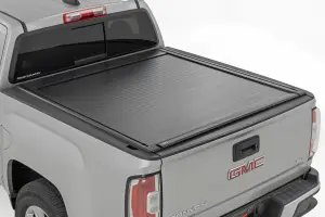 51120500 | Rough Country Powered Retractable Bed Cover For Chevy Colorado & GMC Canyon | 5' 7" Bed