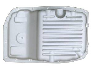 11025-AC | PML Cover GM 6L80, 6L80E Deep Transmission Pan For Chevrolet Silverado 1500 & Tahoe / GMC Sierra 1500 & Yukon / Hummer H2 | Natural As-Cast Finish