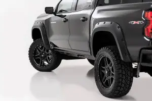 Rough Country - F-C12311-GAE | Rough Country Pocket Fender Flares For Chevrolet Colorado | Snowdrift - Image 2