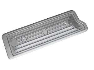 11081-1-AC | PML Cover Buick Nailhead V8 Valley Plate Cover, Base For Buick 264, 322, 364, 401 & 425 Engines | Natural As-Cast Finish