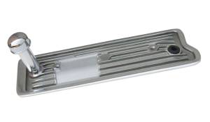 11081-4-P | PML Cover Buick Nailhead V8 Valley Plate Cover, For Dual 4BBL Intake, Downtube and PCV Hole For Buick 264, 322, 364, 401 & 425 V8 Engines | Polish Finish