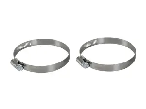 59-01013-MA | aFe Power Magnum FORCE Spare Parts - Worm Gear Hose Clamps | SAE Size 52, (2-13/16" - 3-3/4")ID (Qty 2)