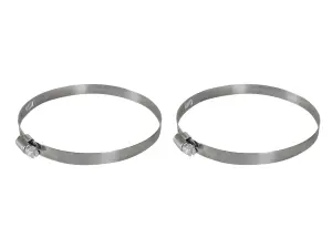 59-01023-MA | aFe Power Magnum FORCE Spare Parts - Worm Gear Hose Clamps | SAE Size 140, (6-1/8"-9-1/4")ID (Qty 2)