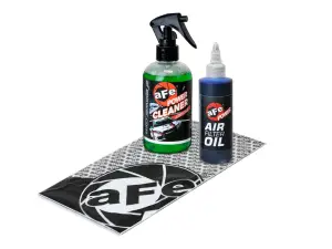 90-51301L | aFe Power Pro 5R & Pro 10R Air Filter Restore Kit Travel Size; 4 oz Squeeze Oil, 8. oz Spray Cleaner
