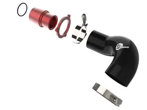Afe - Advance Flow Engineering - 46-20417-R | aFe Power BladeRunner Turbo Muffler Delete for aFe Charge Pipe Red (2015-2021 GTI MKVII L4-2.0L t) - Image 2