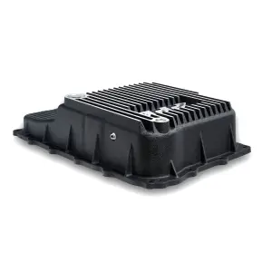 128051210 | PPE Performance Heavy-Duty Cast Aluminum Transmission Pan Brushed Finish (2018-2020 GM Suburban, Tahoe, Yukon 10L80)