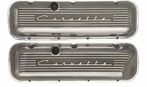 9096-P | PML Cover Valve Covers For Chevy Big Block, 396, 427, 454, 502, CHEVROLET Script | Polish Finish