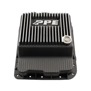 128051510 | PPE Performance Heavy-Duty Cast Aluminum Transmission Pan Brushed Finish (1985–2014 GM 700R4, 4L60, 4L60E, 4L65, 4L70E, 4L75E)