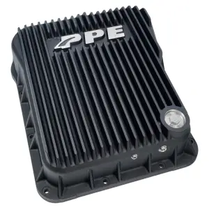 Pacific Performance Engineering - 128052020 | PPE Performance Heavy-Duty Cast Aluminum Transmission Pan – Standard Capacity Black Finish (2001-2019 GM 6.6L DuRamax Allison 1000, 2000, 2400) - Image 2