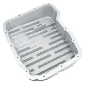 228052110 | PPE Performance Heavy-Duty Cast Aluminum Transmission Pan Brushed Finish (2007.5-2024 Dodge, Ram 6.7L Cummins 68RFE)