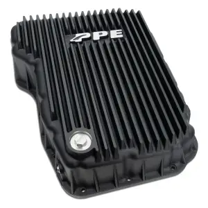 Pacific Performance Engineering - 228052120 | PPE Performance Heavy-Duty Cast Aluminum Transmission Pan Black Finish (2007.5-2024 Dodge, Ram 6.7L Cummins 68RFE) - Image 2