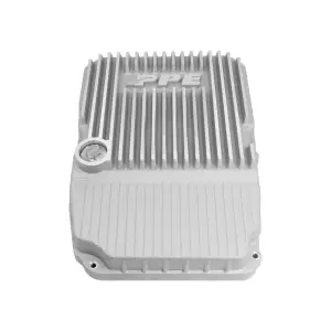 228053500 | PPE Performance Heavy-Duty Cast Aluminum Transmission Pan Raw Finish (2005-2019 Chrysler, Dodge, Jeep WA580, W5A580, NAG1)