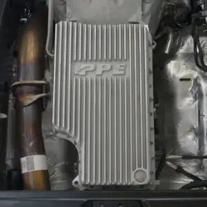 Pacific Performance Engineering - 328052000 | PPE Performance Heavy-Duty Cast Aluminum Transmission Pan Raw Finish (2011-2019 Ford F250, F350 Super Duty 6.7L Power Stroke 6R140) - Image 3