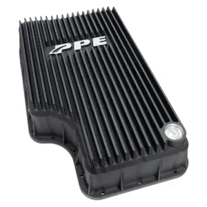 Pacific Performance Engineering - 328052020 | PPE Performance Heavy-Duty Cast Aluminum Transmission Pan Black Finish (2011-2019 Ford F250, F350 Super Duty 6.7L Power Stroke 6R140) - Image 2