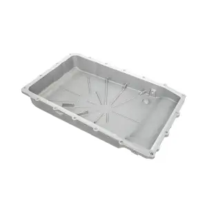 328053200 | PPE Performance Heavy-Duty Cast Aluminum Transmission Pan - Standard Capacity Raw Finish (2017-2025 Ford 10R60, 10R80)