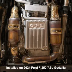 Pacific Performance Engineering - 328053400 | PPE Performance Heavy-Duty Cast Aluminum Transmission Pan Raw Finish (2020-2026 Ford F250, F350 Super Duty 6.2L, 7.3L 10R140) - Image 9