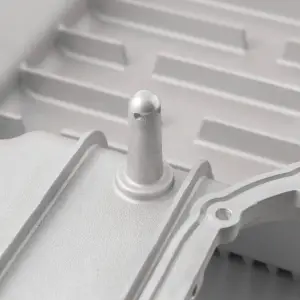 Pacific Performance Engineering - 328053410 | PPE Performance Heavy-Duty Cast Aluminum Transmission Pan Brushed Finish (2020-2026 Ford F250, F350 Super Duty 6.2L, 7.3L 10R140) - Image 5