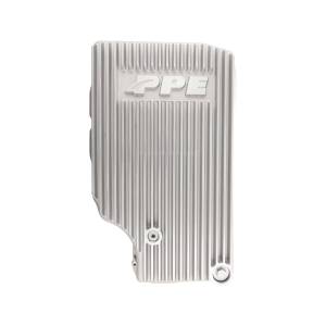328053500 | PPE Performance Heavy-Duty Cast Aluminum Transmission Pan Raw Finish (2020-2025 Ford F250, F350 Super Duty 6.7L Power Stroke 10R140)