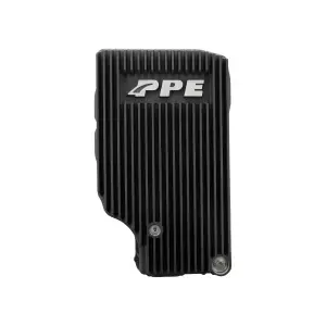 Pacific Performance Engineering - 328053520 | PPE Performance Heavy-Duty Cast Aluminum Transmission Pan Black Finish (2020-2025 Ford F250, F350 Super Duty 6.7L Power Stroke 10R140) - Image 1