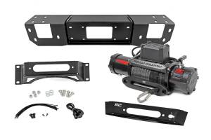 51164 | Rough Country Hidden Winch Mount For Ford F-150 2WD/4WD V8 | With Pro9500S Winch