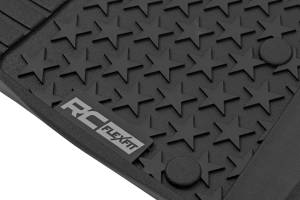 Rough Country - FF-6141_A | Rough Country Flex Fit Floor Mats For Jeep Wrangler JK 4WD | Front, 2 Door - Image 4